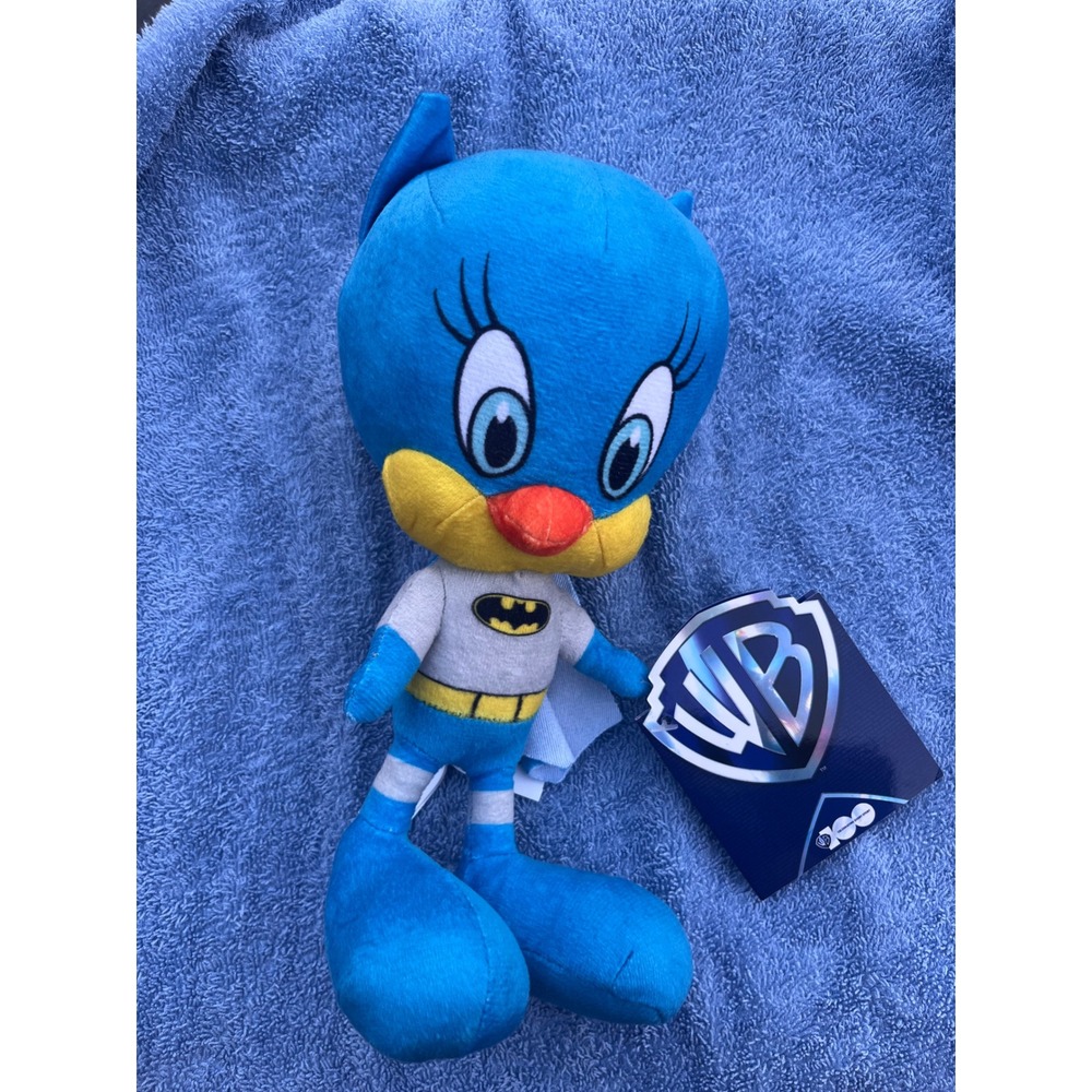 Warner Bros 100th Anniversary Tweety Bird as Batman Plush Looney Tunes Mashup